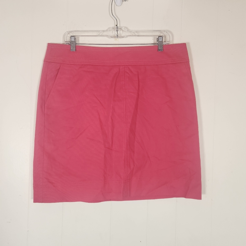 Talbots Barbie Pink Classic Mini Skirt Size 14 Lined